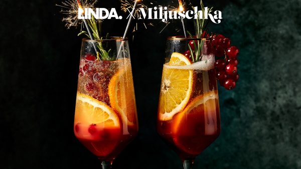 Iets te vieren? Dan wil je deze feestelijke cocktail van Miljuschka proberen