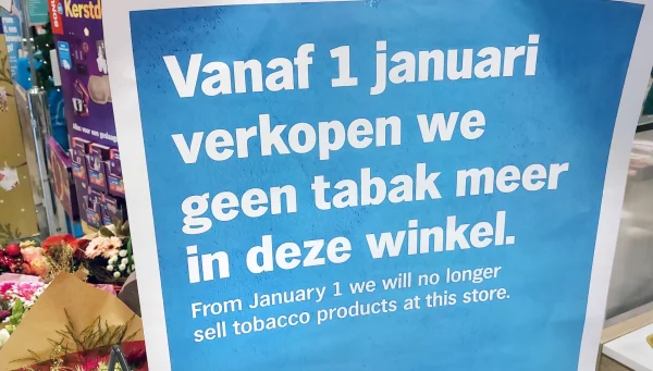 Weg, die sigaret: Albert Heijn stopt vanaf 1 januari met verkopen van tabak
