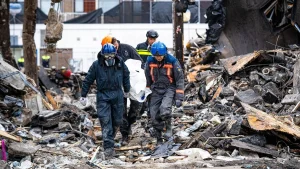Thumbnail voor Politie: 'Derde slachtoffer explosie Rotterdam waarschijnlijk 33-jarige man'
