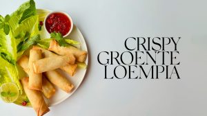 Krokant, gevuld met groente én vooral heel lekker: crispy loempia's van Jetske