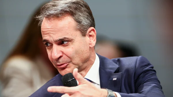 Griekse Premier Kyriakos Mitsotakis