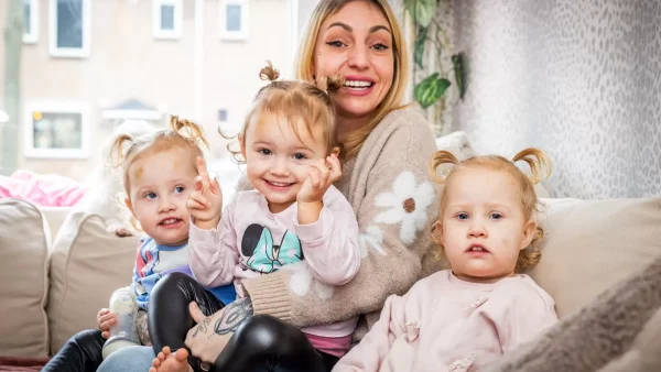 Tatiana en haar drieling uit 'Meer dan verwacht'