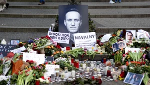 Herdenkingsplek voor Aleksej Navalny