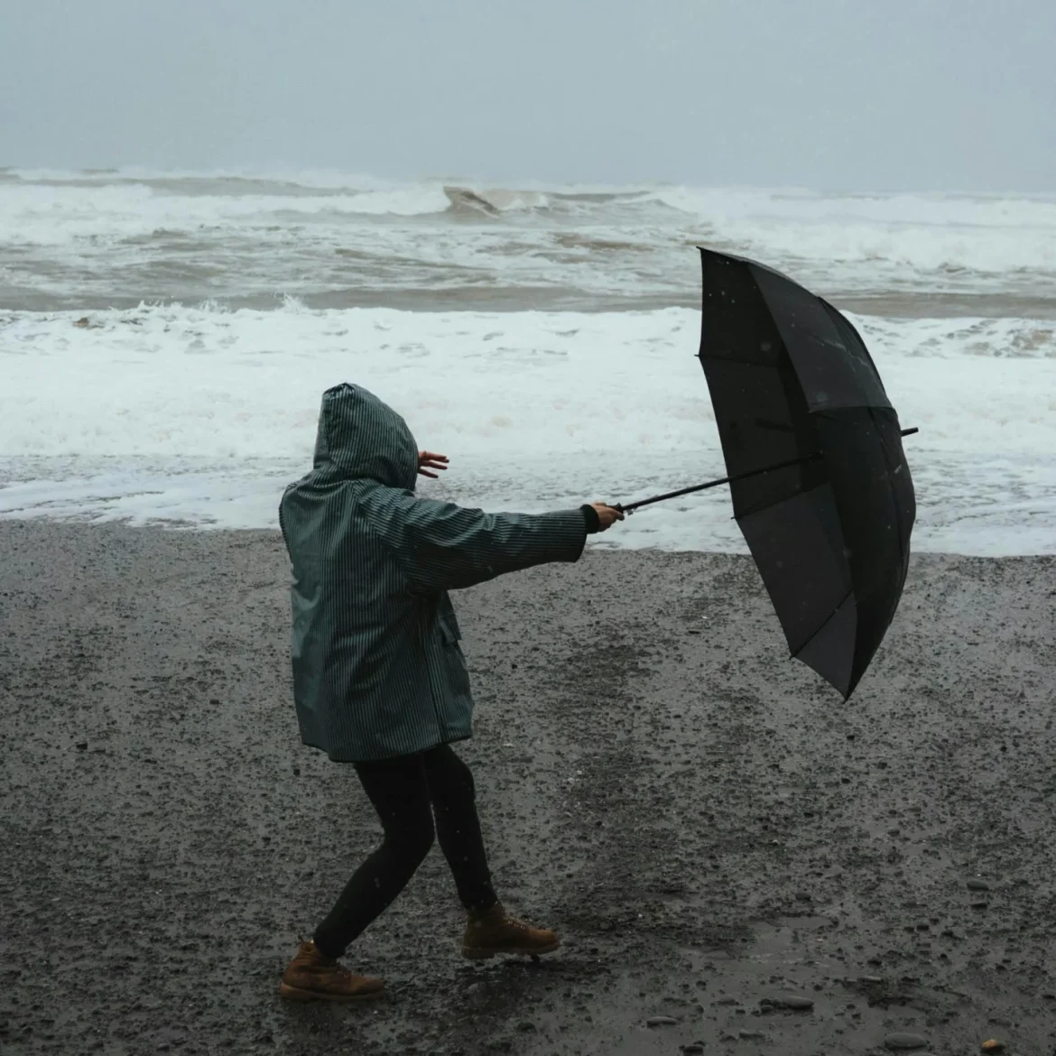 code geel vanwege zware windstoten
