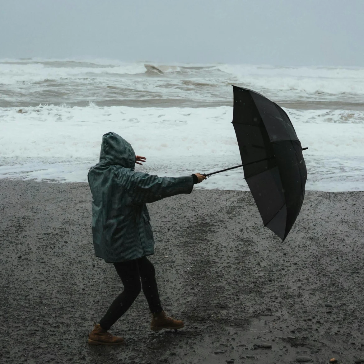 code geel vanwege zware windstoten