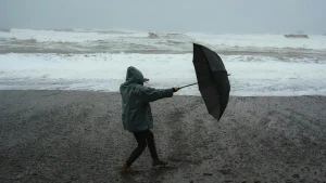 code geel vanwege zware windstoten