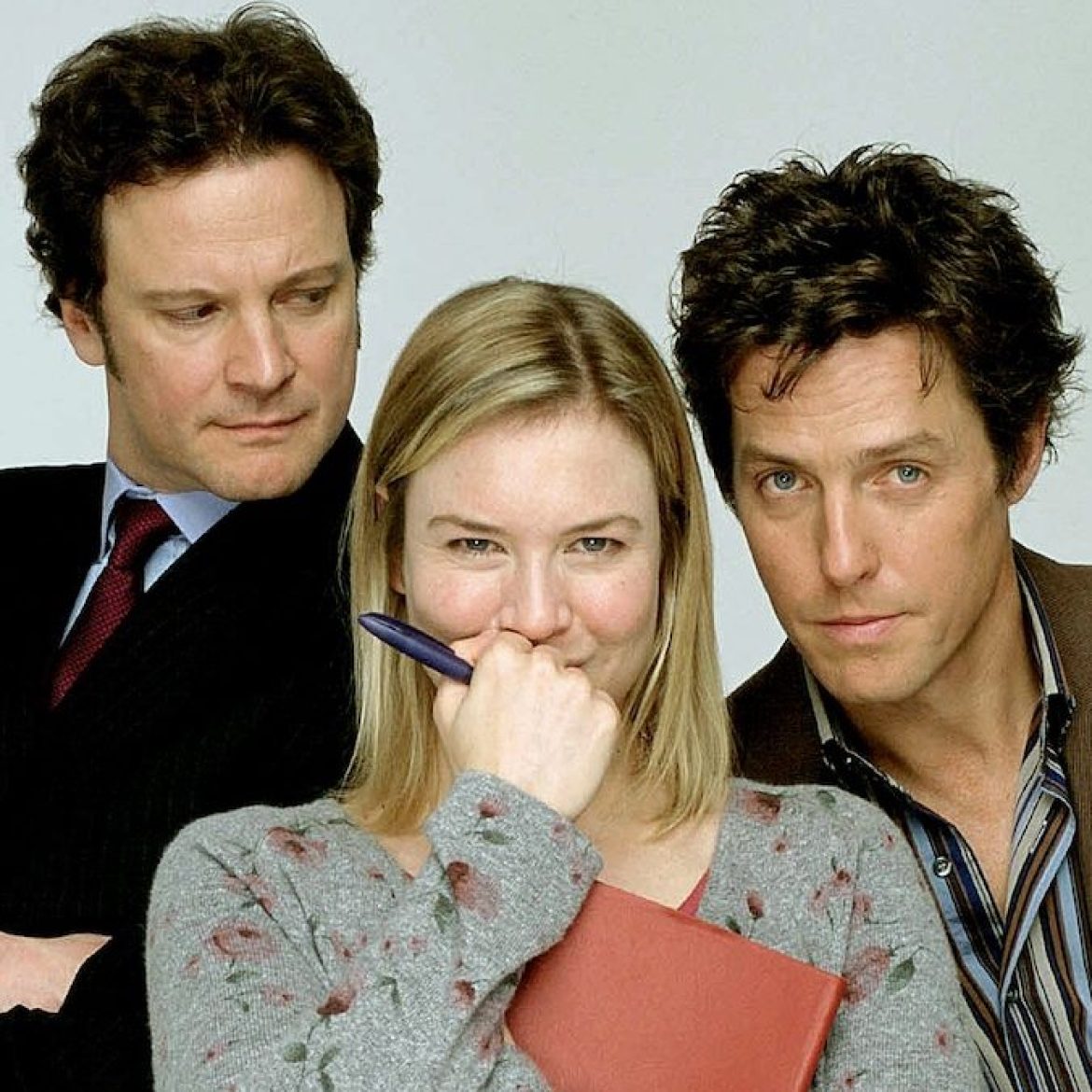 Colin Firth, Renee Zellweger en Hugh Grant in Bridget Jones