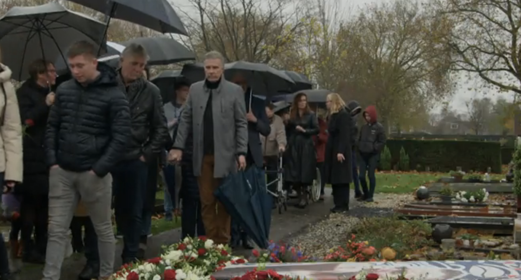 Dierbaren nemen afscheid van Jeffrey in 'Over mijn lijk': 'Je hebt gestreden als een beer'