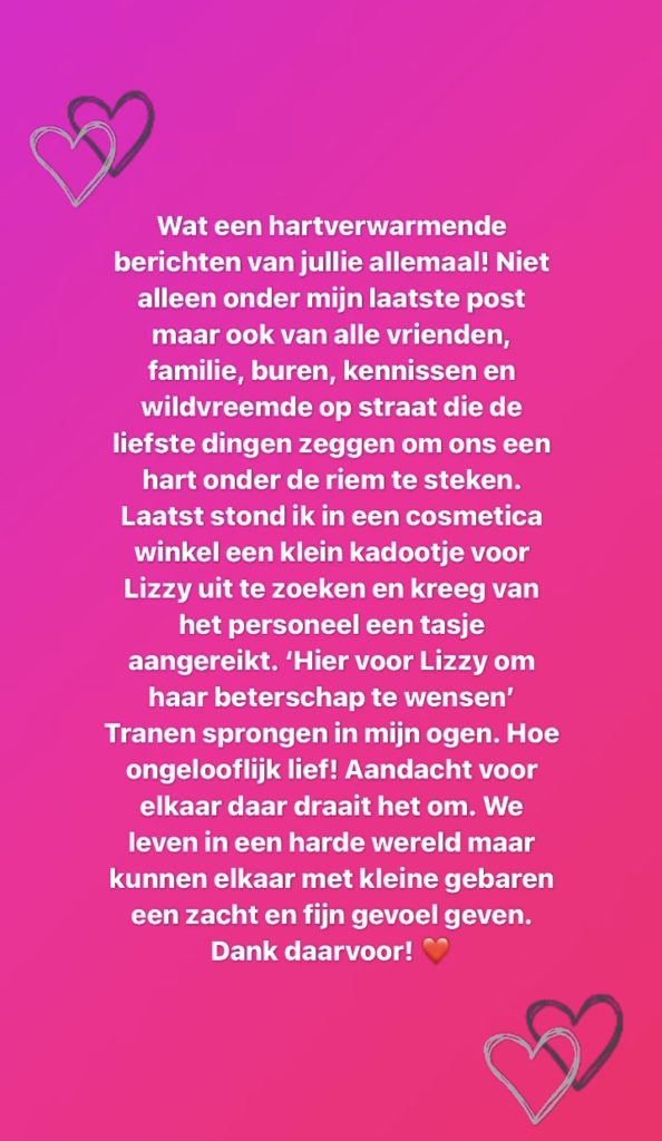 Instagram Stories Wendy van Dijk