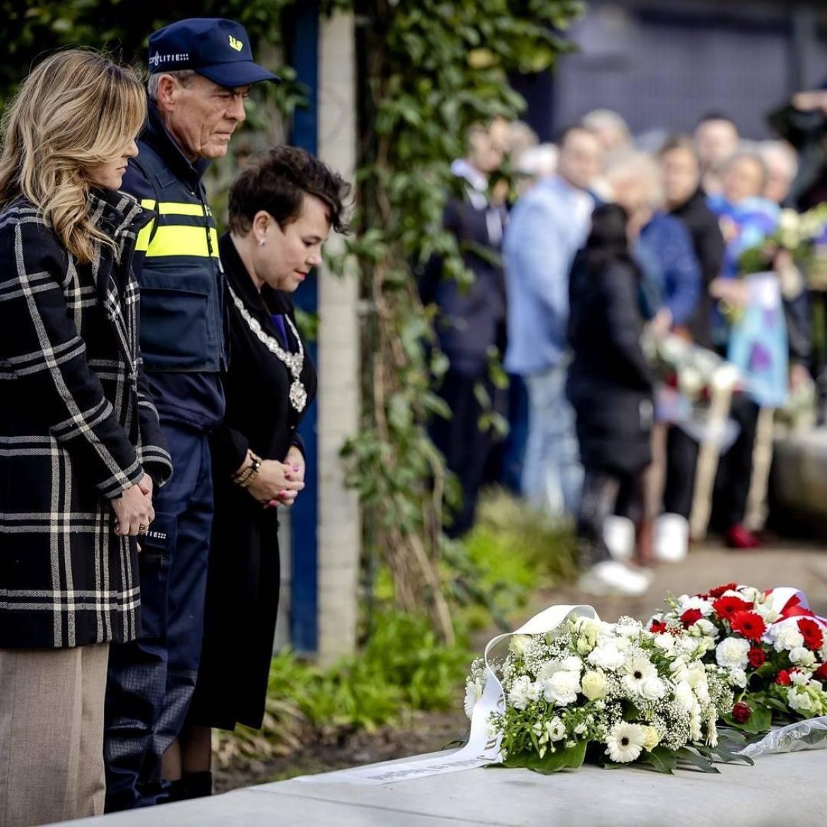 Herdenking tramaanslag in Utrecht