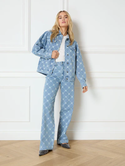 refined department denim set