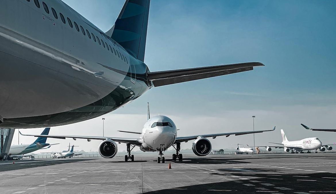 vliegtuigen op Schiphol