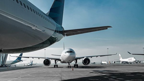 vliegtuigen op Schiphol