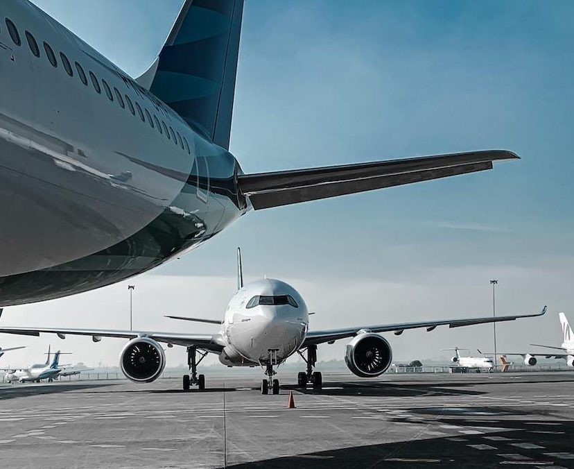 vliegtuigen op Schiphol