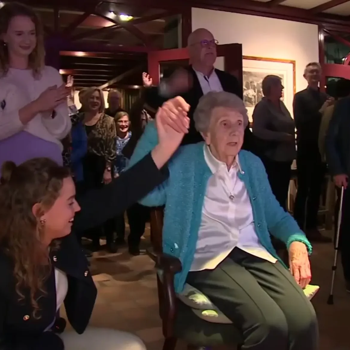 Juf Maria op haar honderdste verjaardag