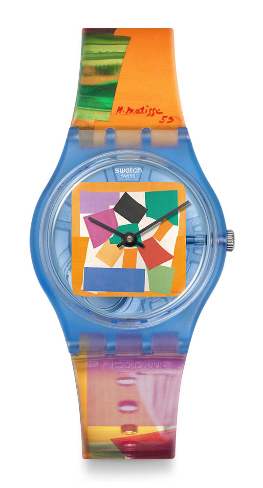 Horloge uit de samenwerking Swatch x Tate Gallery