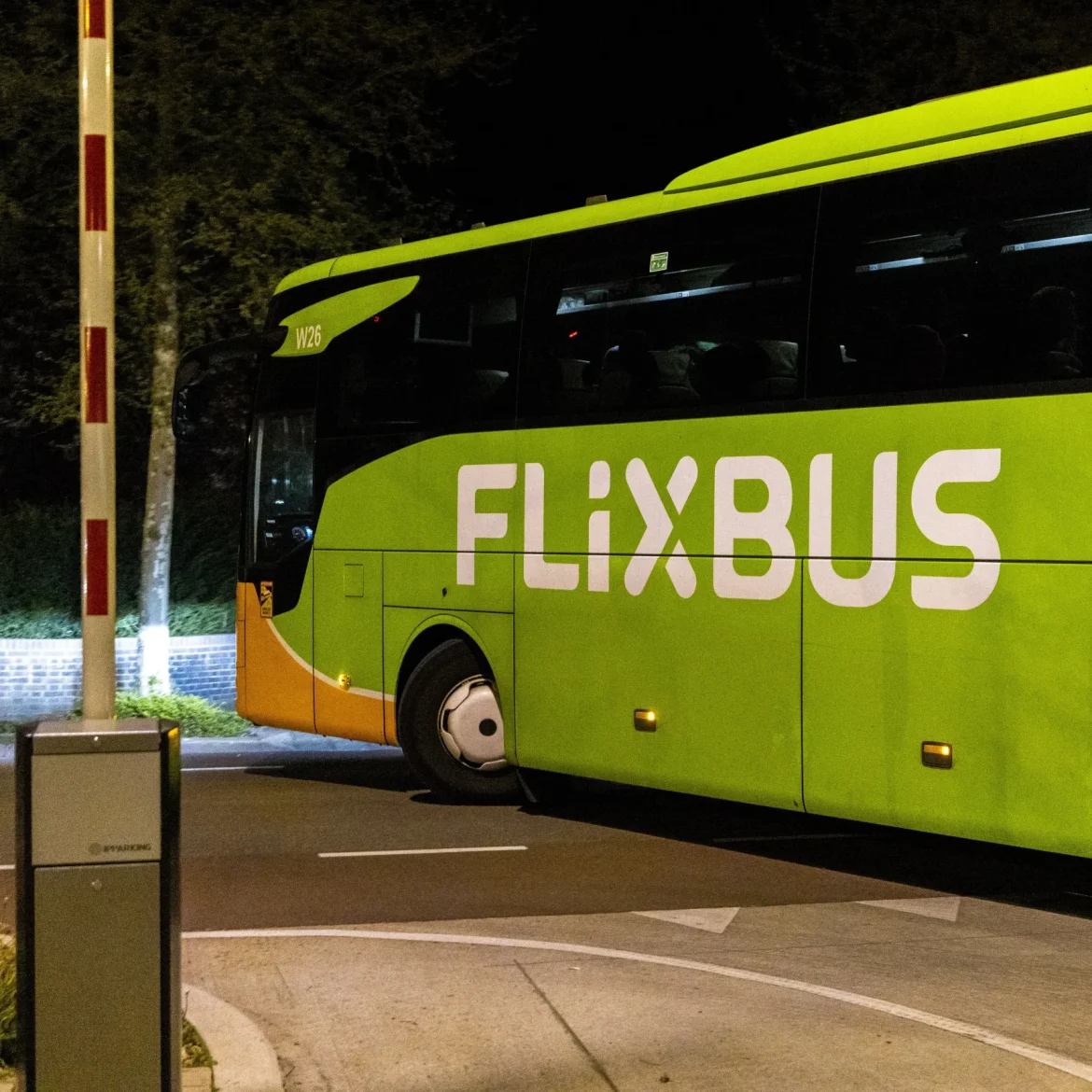 Een Flixbus in Duitsland