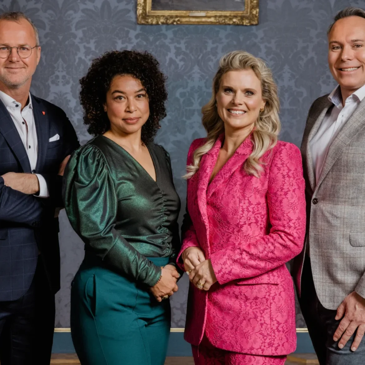 Experts Married at First Sight; Patrick van Veen, Anne Campagne, Eveline Stallaart, Radboud Visser