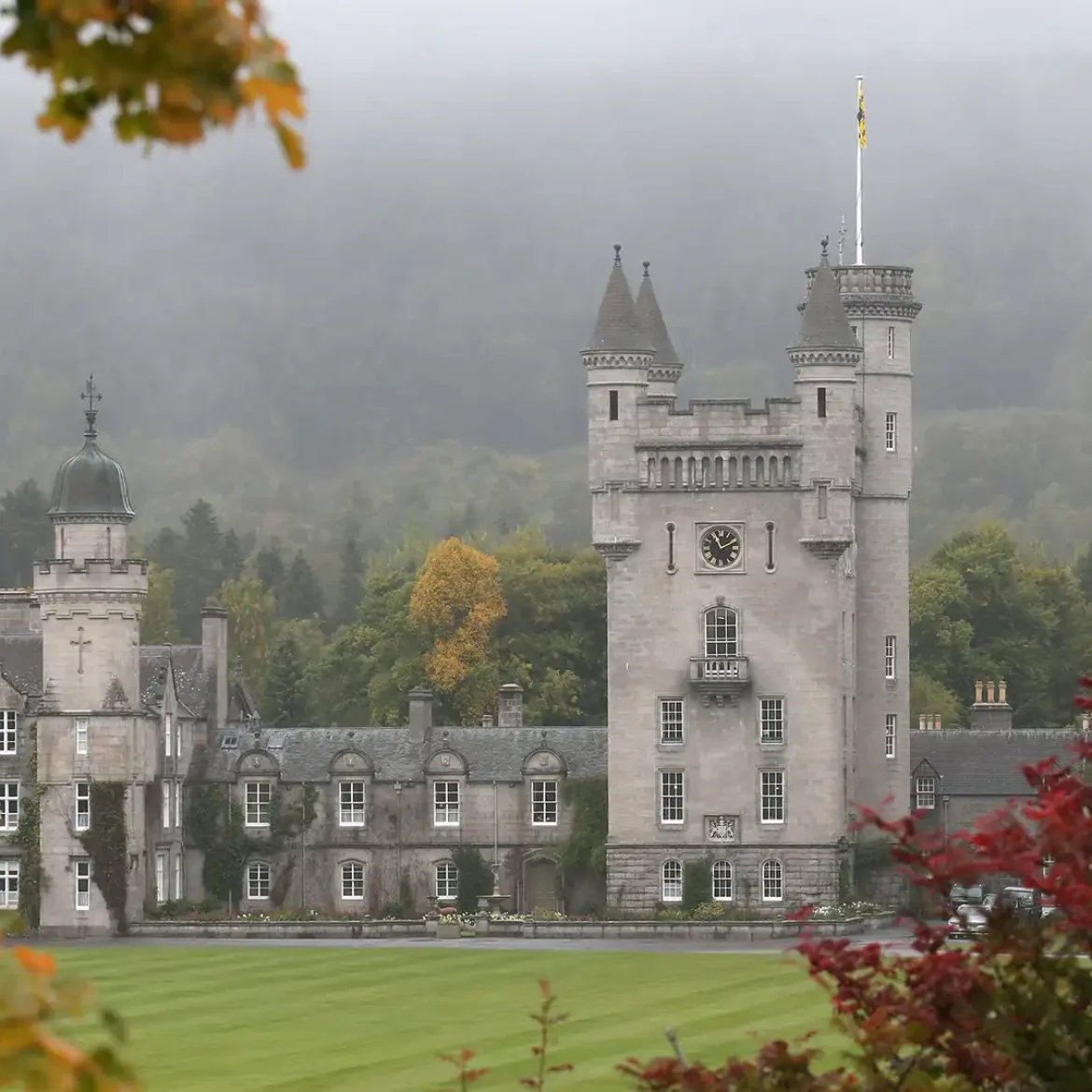 De buitenkant van het Schotse Balmoral Castle