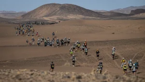 Thumbnail voor 'Highway to hell': bijna 200 vrouwen voltooien woestijnmarathon van 253 kilometer in Marokko