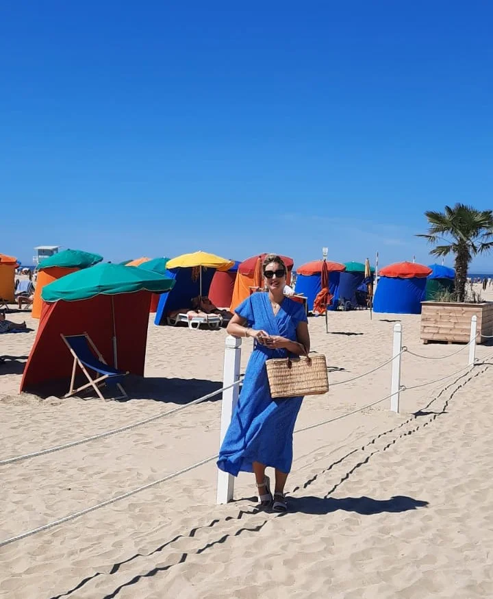 Malou op het strand