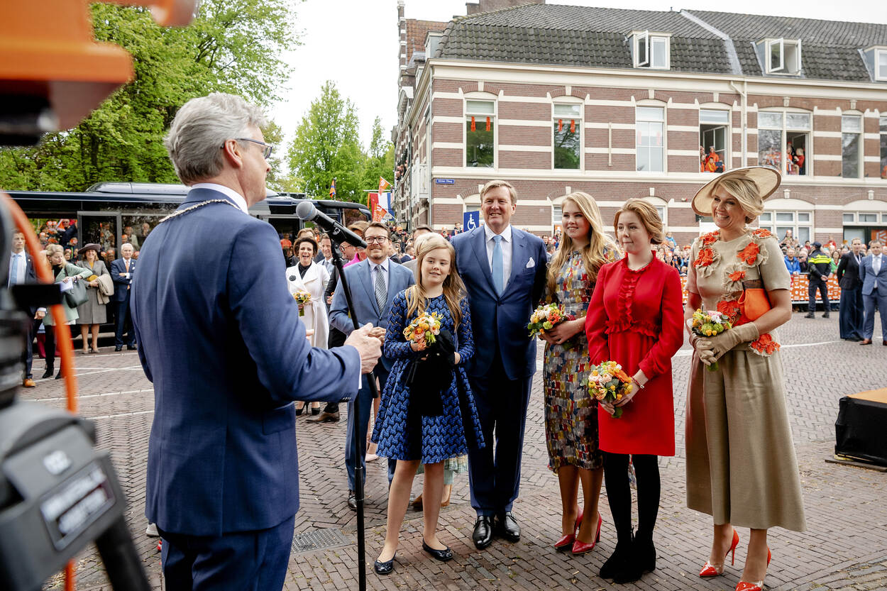 Koninklijke familie op Koningsdag 2019