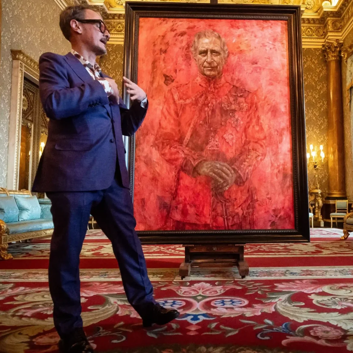 Kunstenaar kan wel lachen om reacties op zijn portret van koning Charles