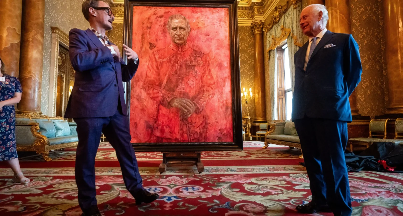 Kunstenaar kan wel lachen om reacties op zijn portret van koning Charles