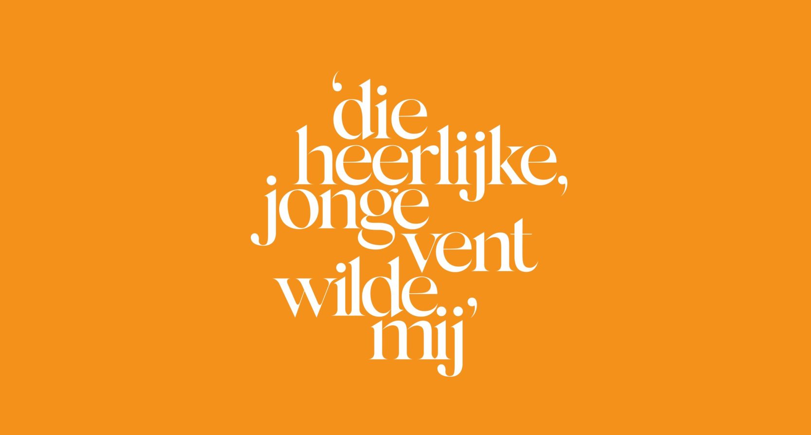 'ik besloot mezelf een mooie man cadeau te doen'