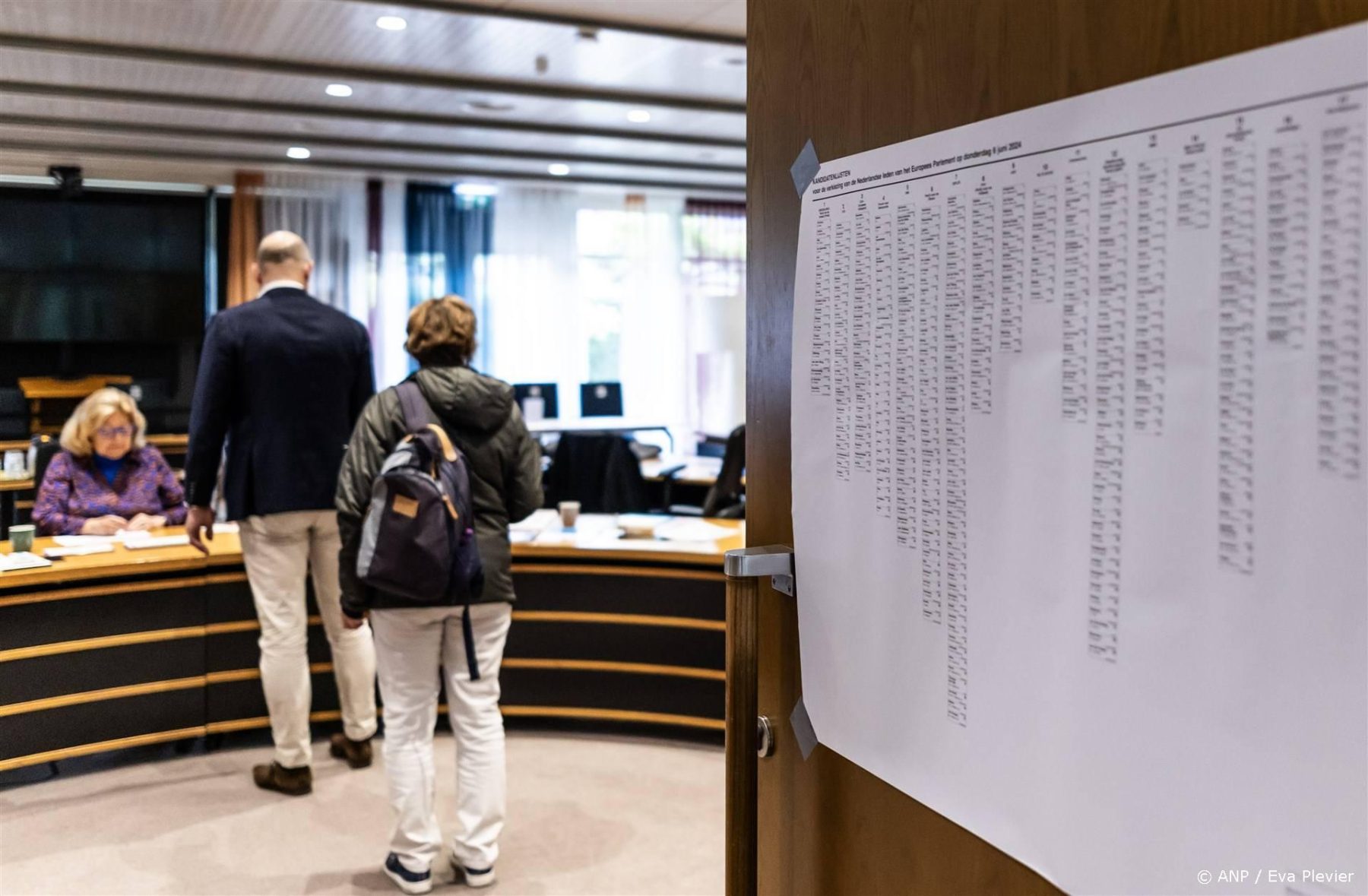 Landelijke opkomst uur voor sluiten stembureaus hoger dan in 2019