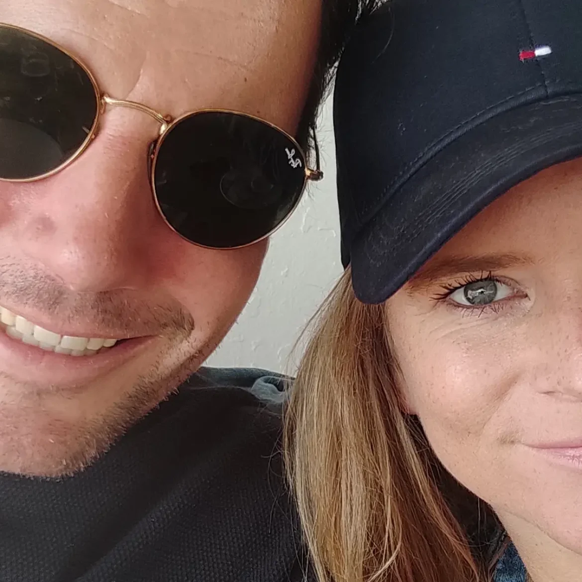 Fransie Groenendijk met haar man Martijn