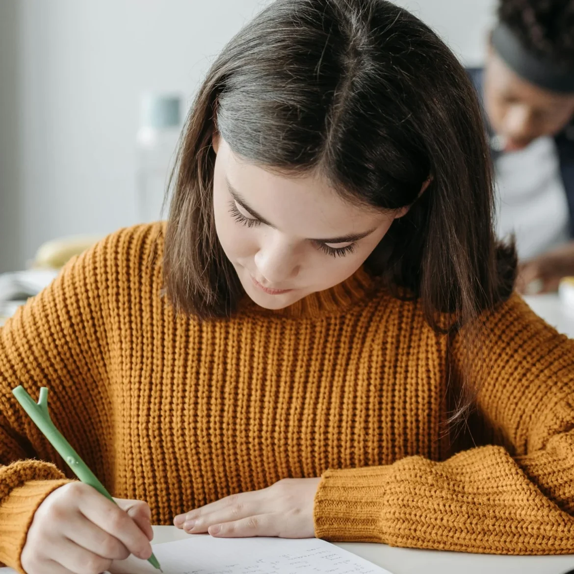 Leerlingen maken examen