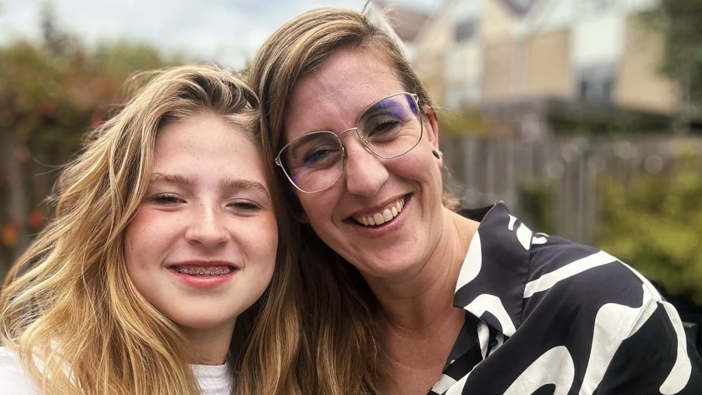 Samara en haar moeder Andrea over leukemie