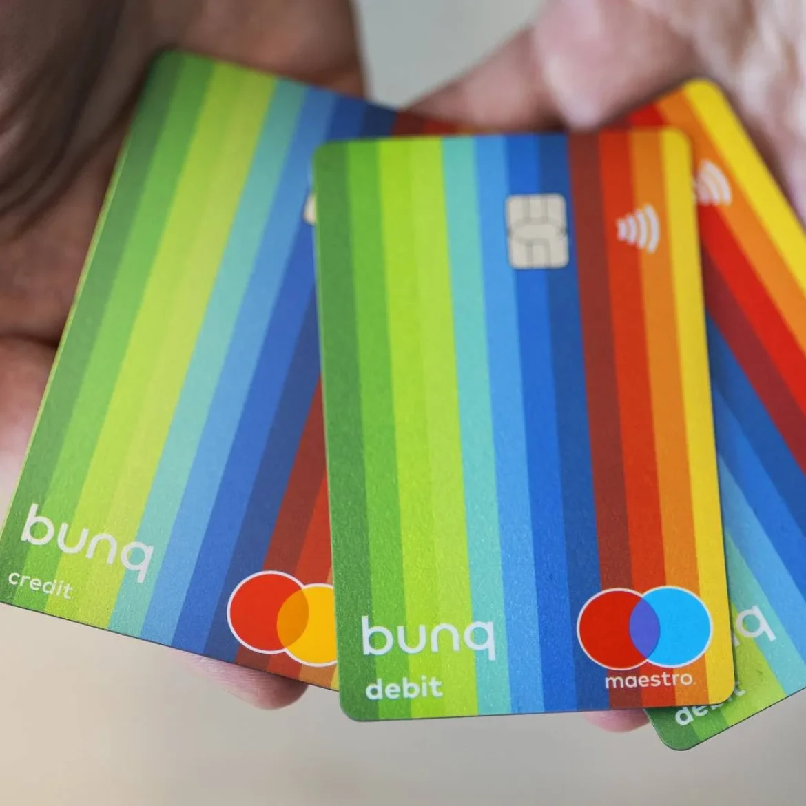 Bankpasjes van Bunq
