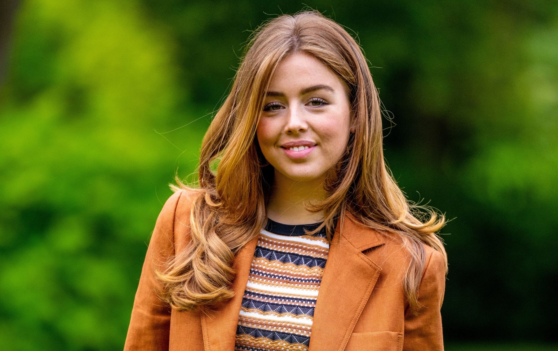 Alexia tijdens de jaarlijkse zomer-fotosessie koninklijke familie