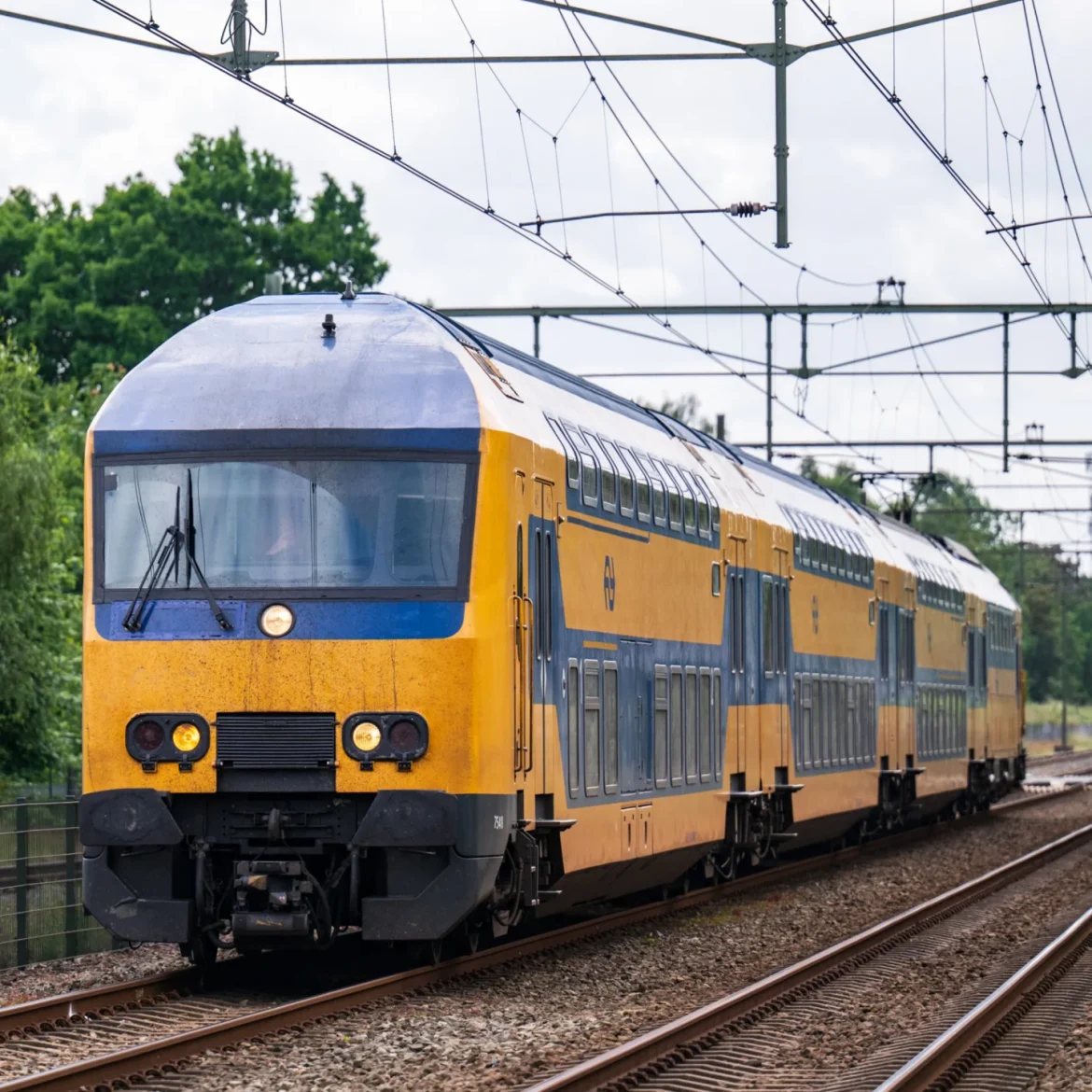 Trein van conducteur sander