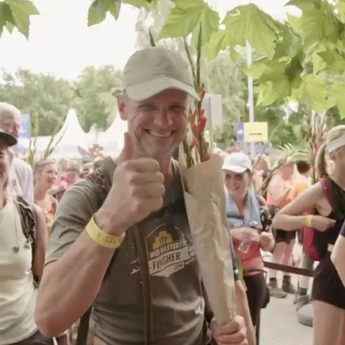 De finish is in zicht voor de lopers in Het gevoel van de vierdaagse