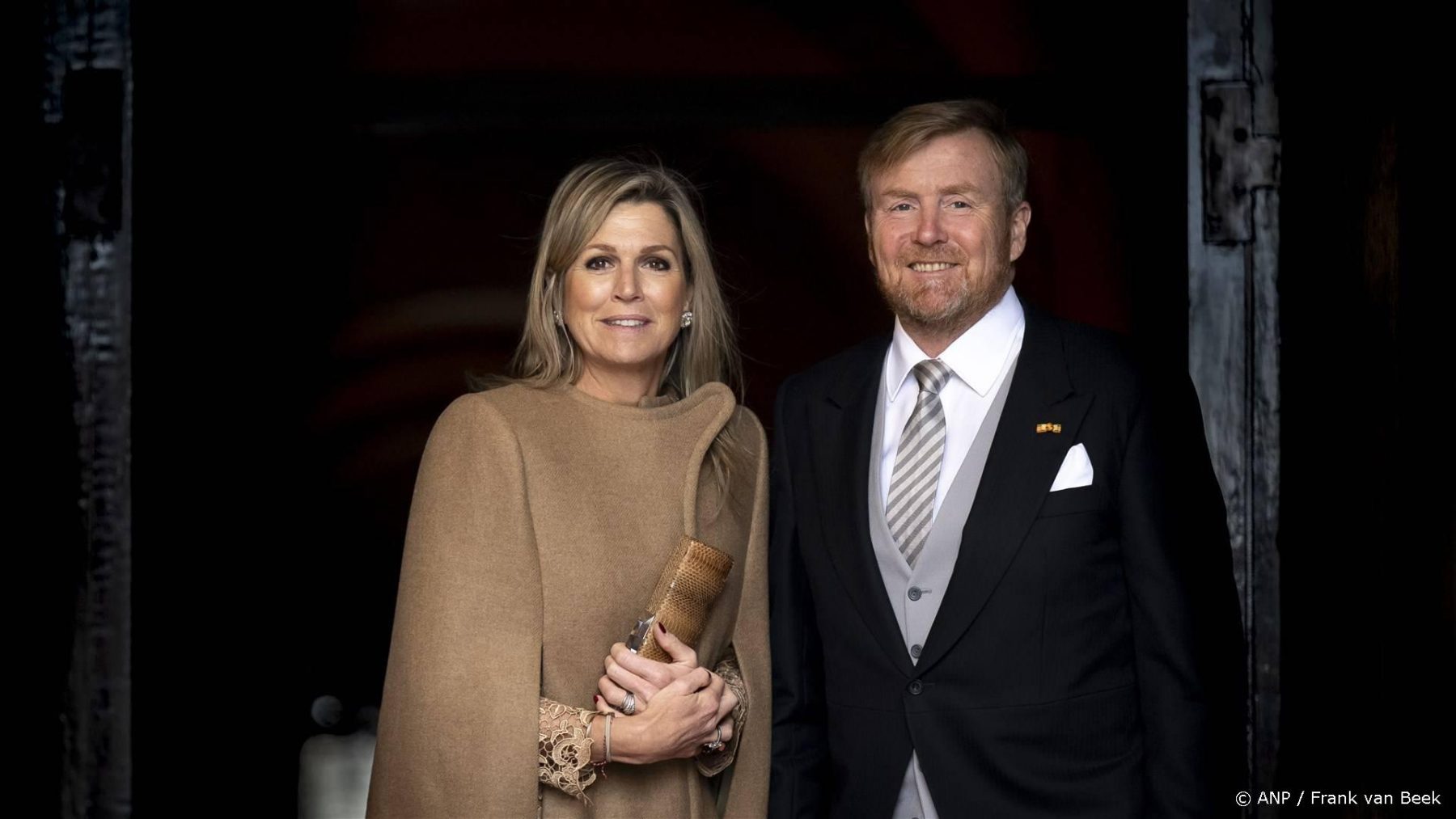 Koningspaar en Beatrix herdenken Engelandvaarder Ellis Brandon