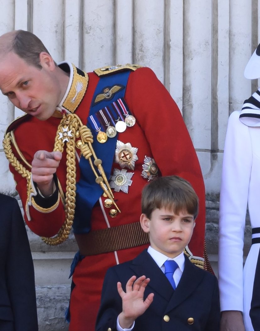 Prins George met familie