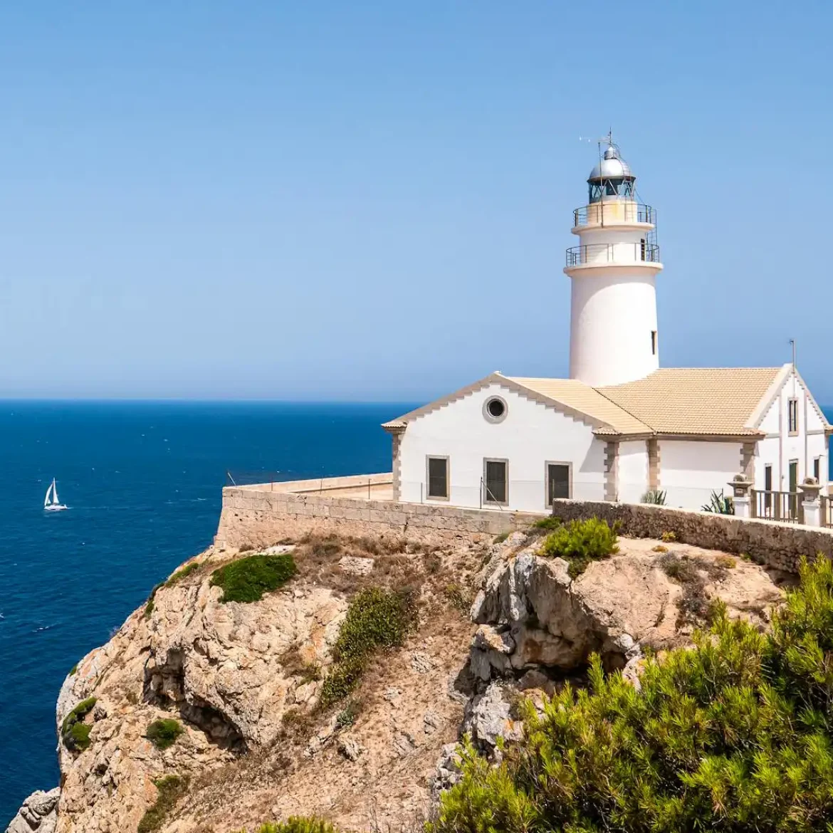 De zee bij Mallorca, ter illustratie