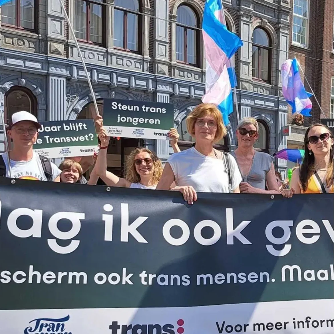 Remke Verdegem bij pride