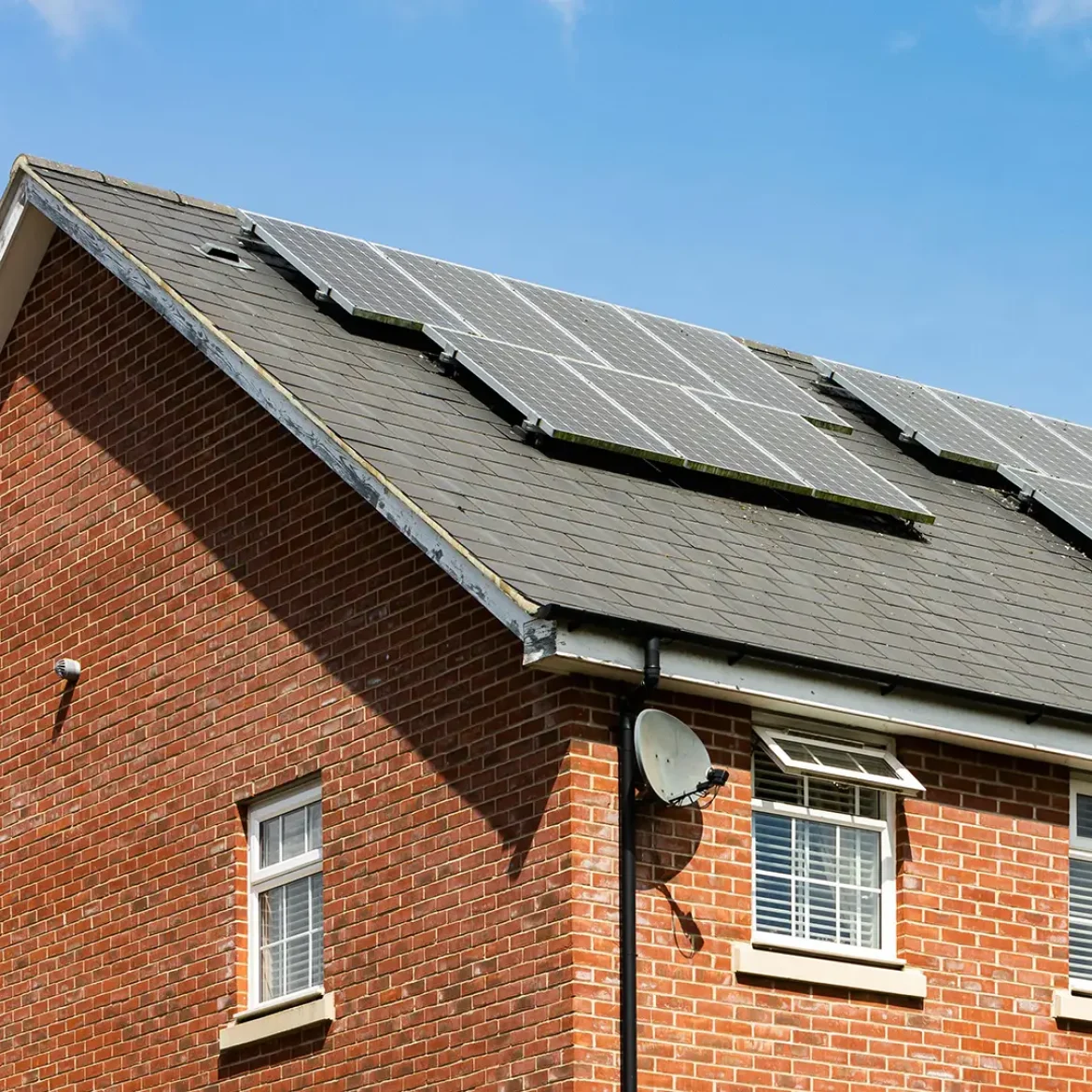 Zonnepanelen op dak