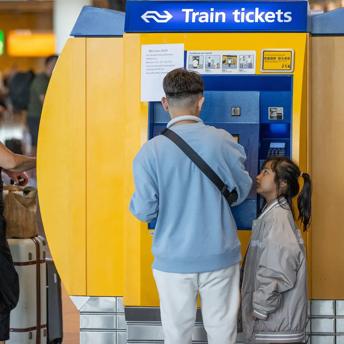 Treinkaartjesautomaat NS