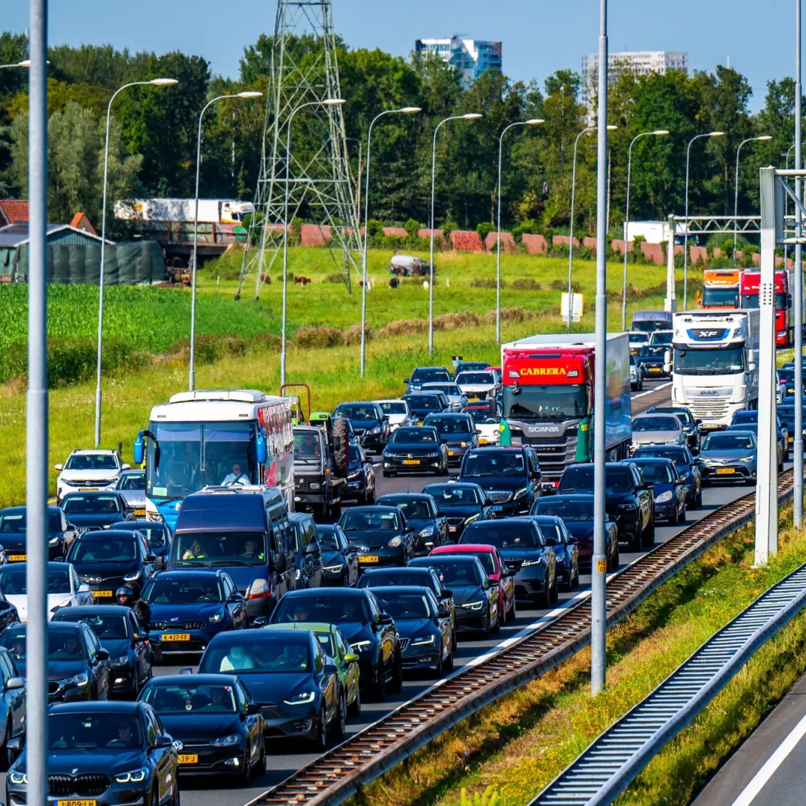 Opnieuw verkeersinfarct rond Utrecht door werk aan A2