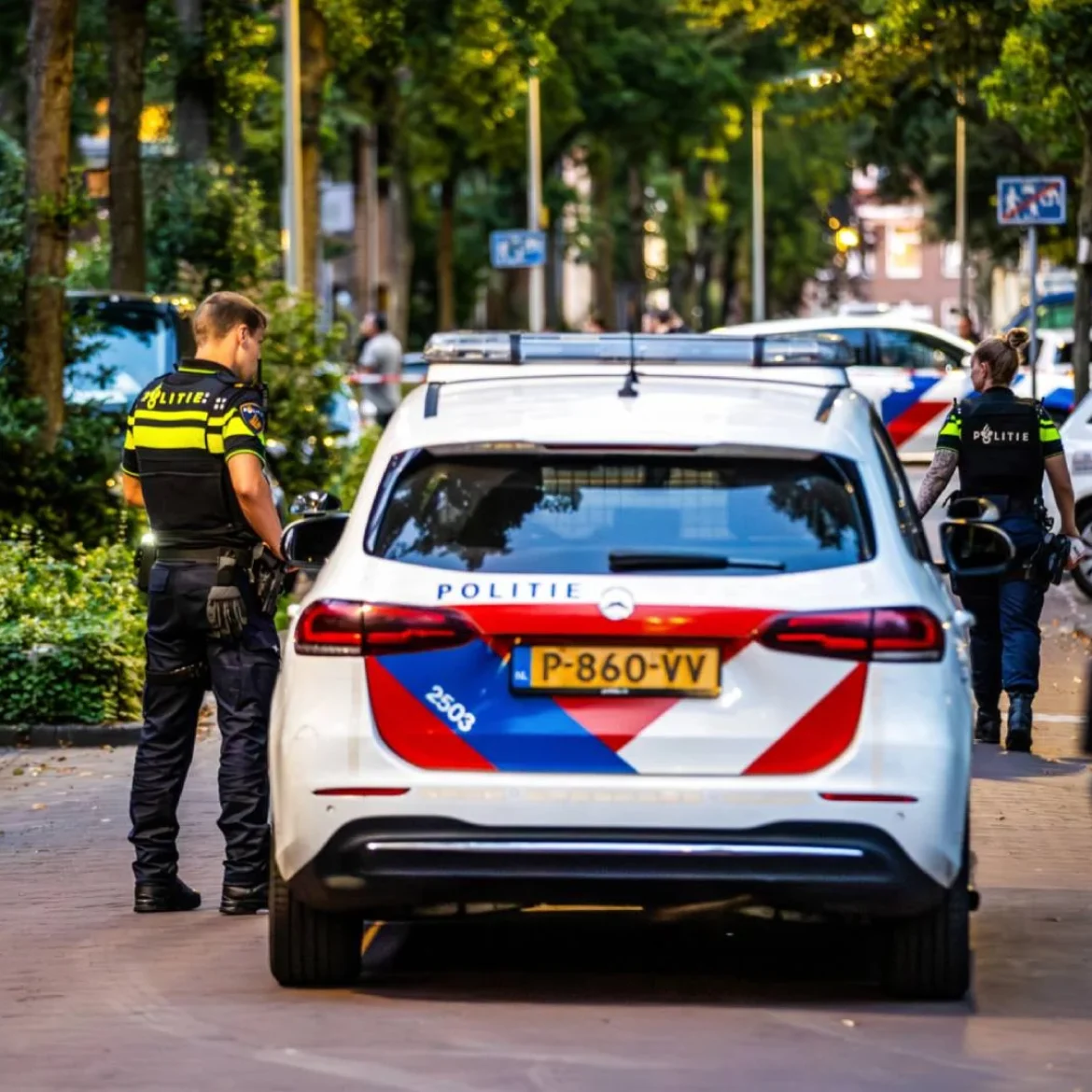 Politie aanhouding na schietpartij