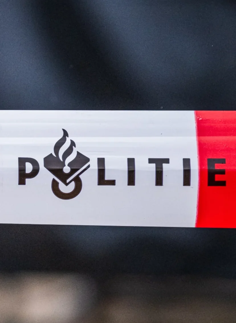 Afzetlint van de politie bij een locatie