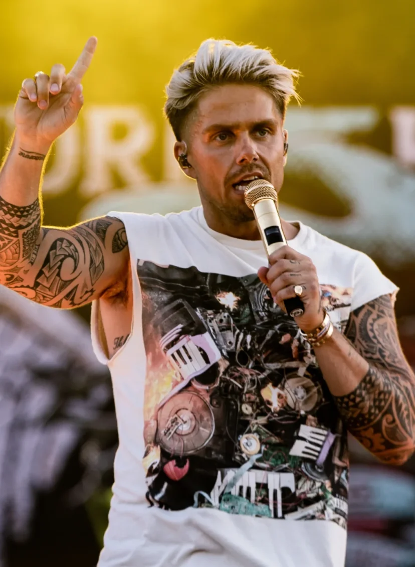 André Hazes op het podium