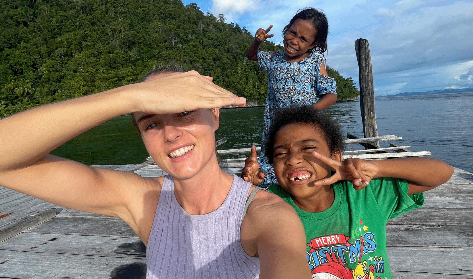 Nienke woont op onbewoond eiland.