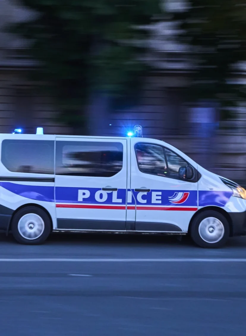 Franse politieauto