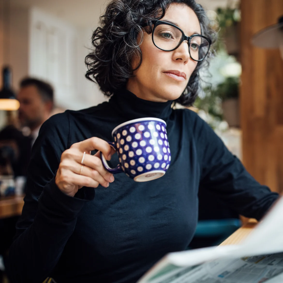 Vrouw aan het lezen